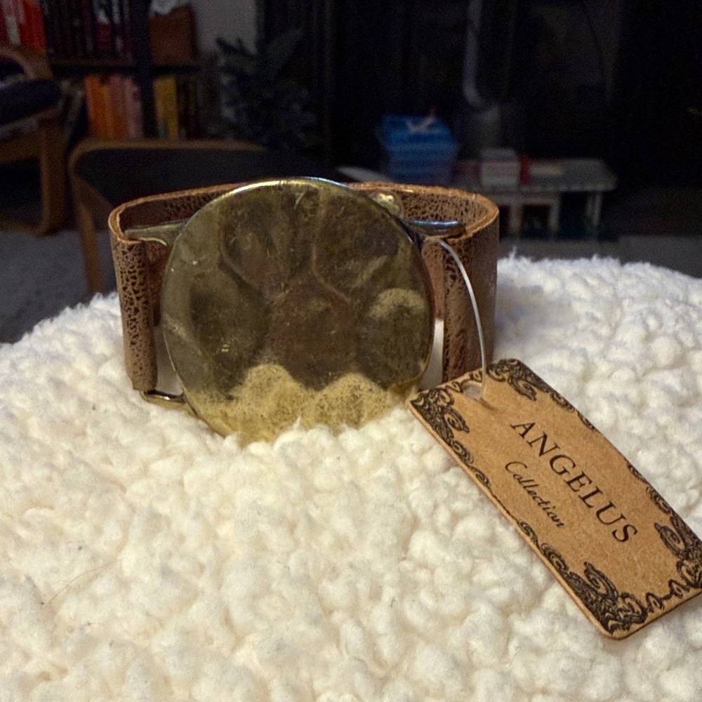 Gold and Brown Bracelet